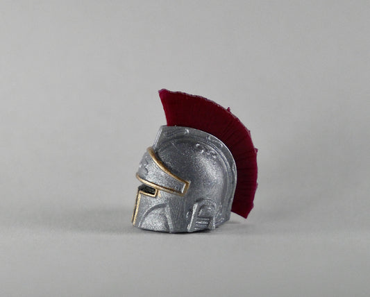 Silver Spartan Mando Helmet