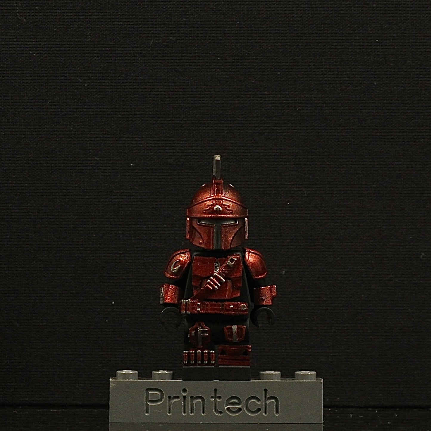 Painted Met. Red Mando Spartan