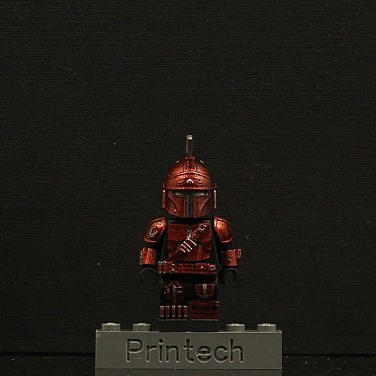 Painted Met. Red Mando Spartan